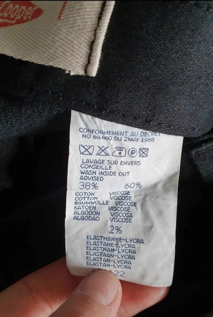 Jupe en jean noir - photo numéro 4