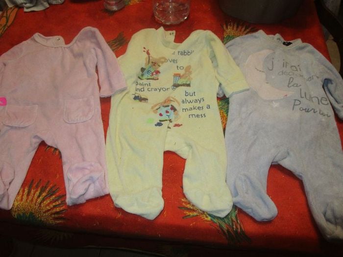 3 babygros 3 mois