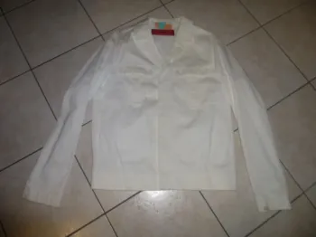 veste courte blanche hugo boss taille 52