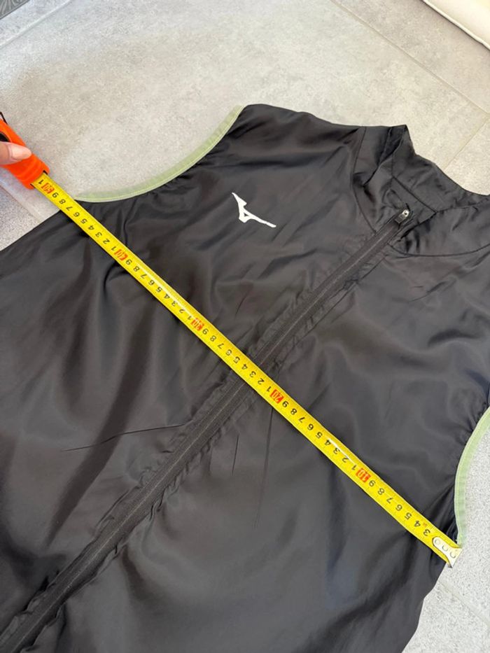 Veste de running imperméable sans manches Mizuno taille M - photo numéro 6