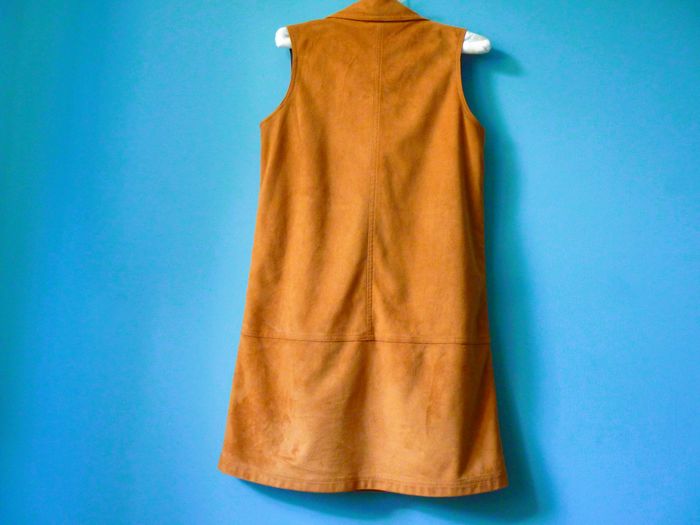 Robe Fille jean paul gaultier 16 ans Luxe daim marron TBE - photo numéro 6