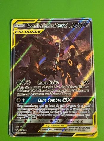 Noctali et Darkai GX Escouade Promo SM241 - Pokémon FR