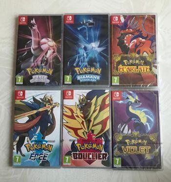 Pokémon - Nintendo Switch (Lot de 6 Jeux)