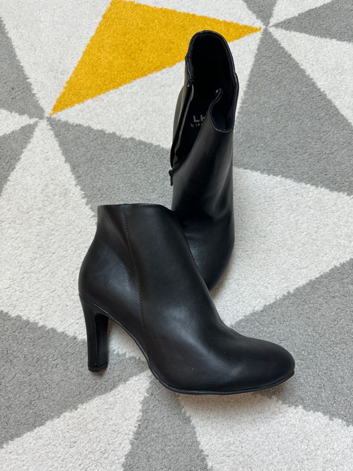 Bottines à talons La Halle neuve Taille 39 - photo numéro 4
