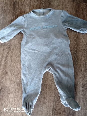Pyjama bleu gris