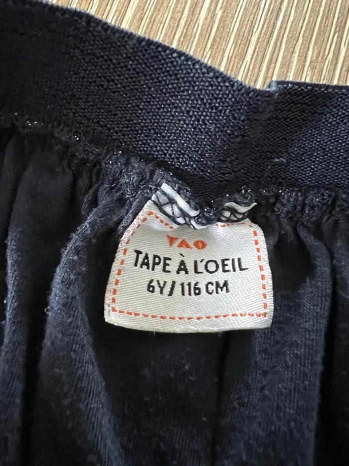 Jupe bleu marine argenté - photo numéro 3