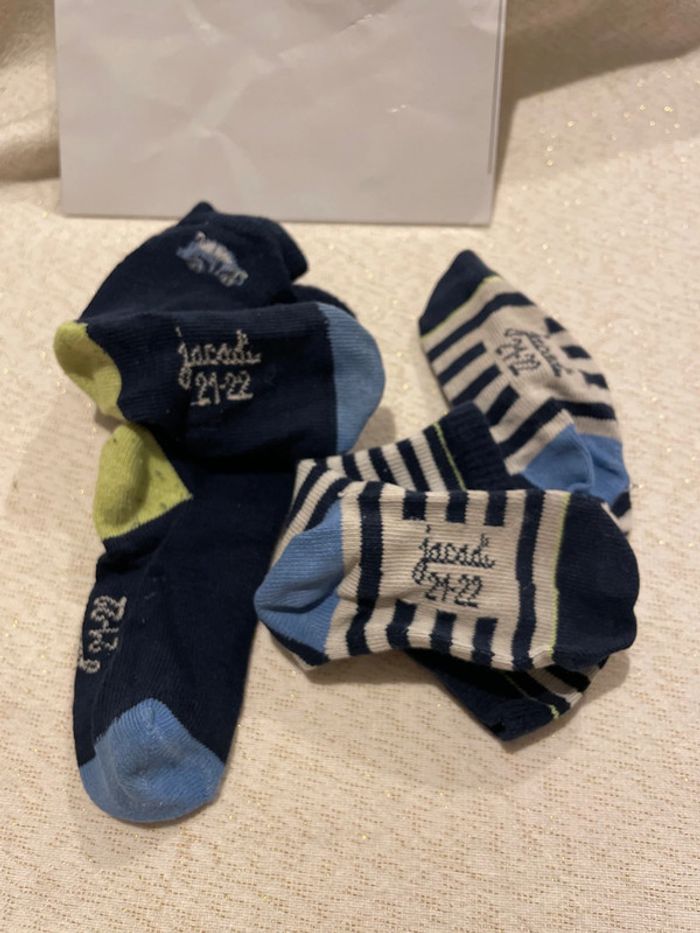 Lot 2 paires de chaussettes Jacadi 21-22