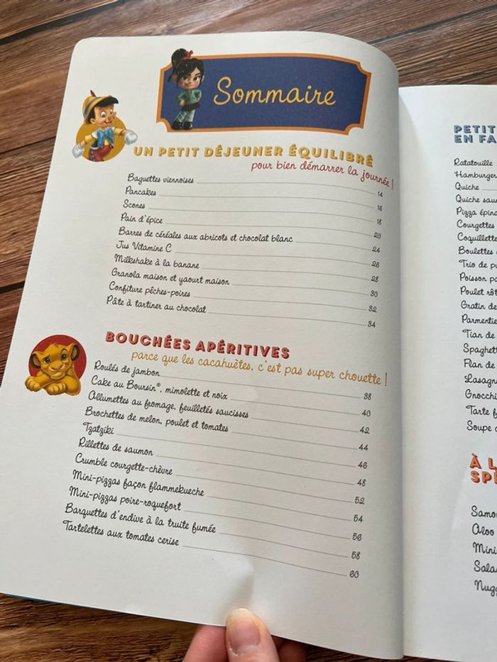 Cuisine à 4 mains - livre de recettes Disney - photo numéro 4