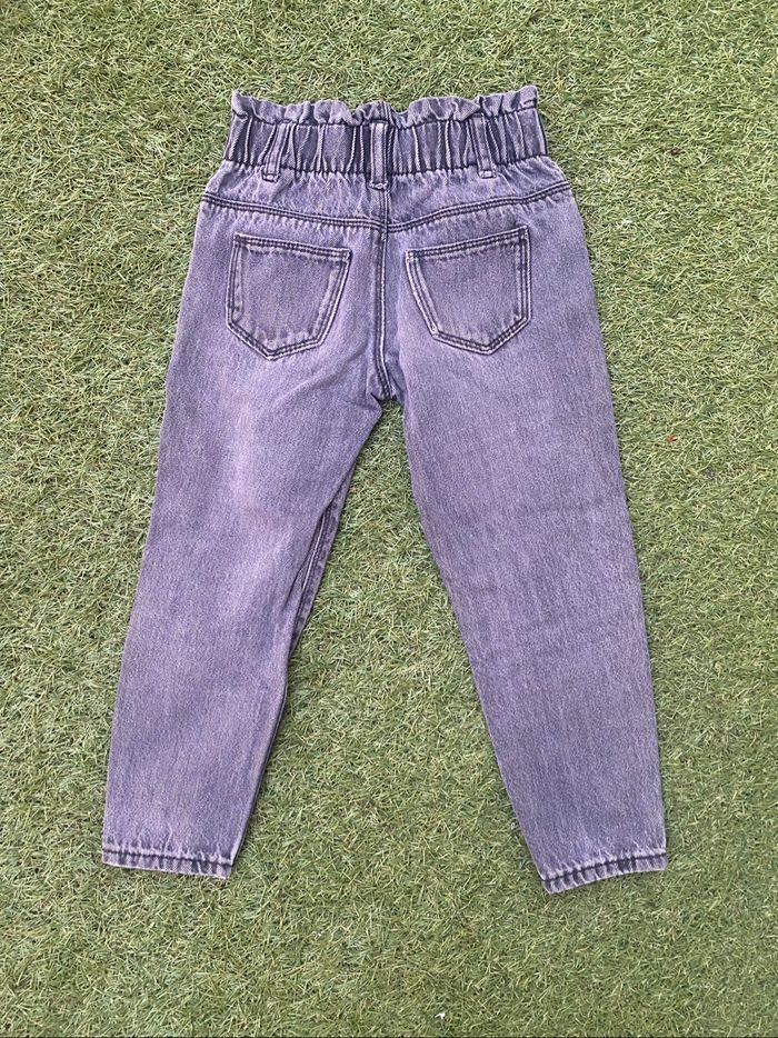 Pantalon taille haute / jean Mom