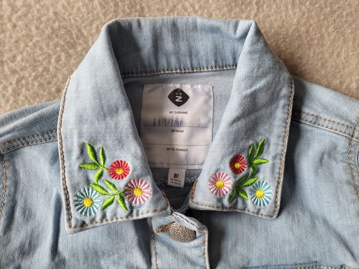 Veste en jean 8 ans grain de blé - photo numéro 7