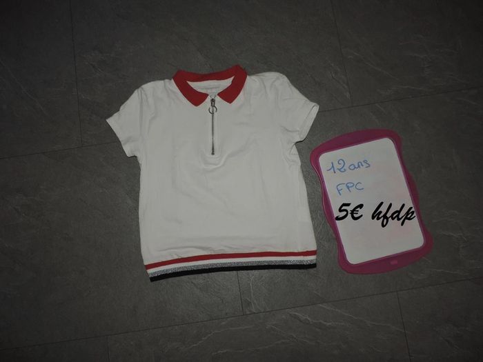 tee shirt FPC taille 12 ans