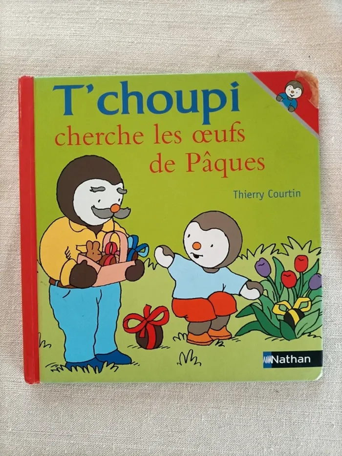 Livre T'choupi cherche les œufs de Pâques
