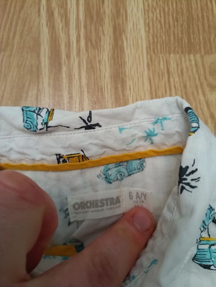 Chemise manches courtes 6 ans - photo numéro 3