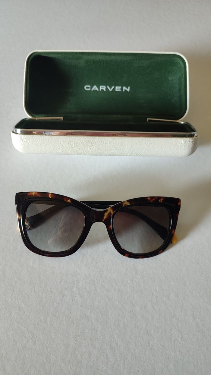 Lunettes soleil Carven écaille de tortue - photo numéro 2