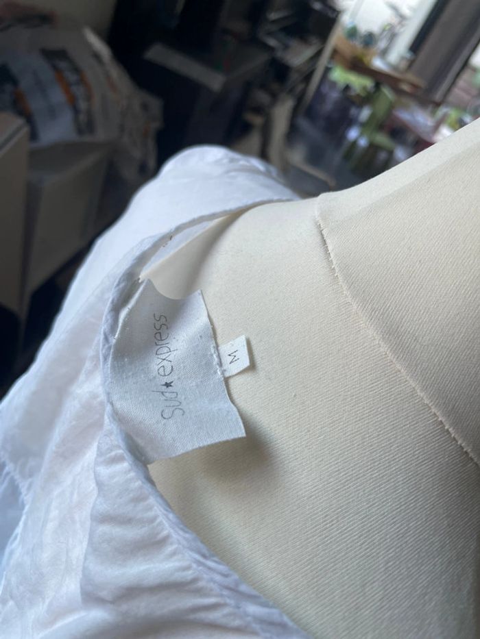 Joli haut blanc léger sud express - photo numéro 5