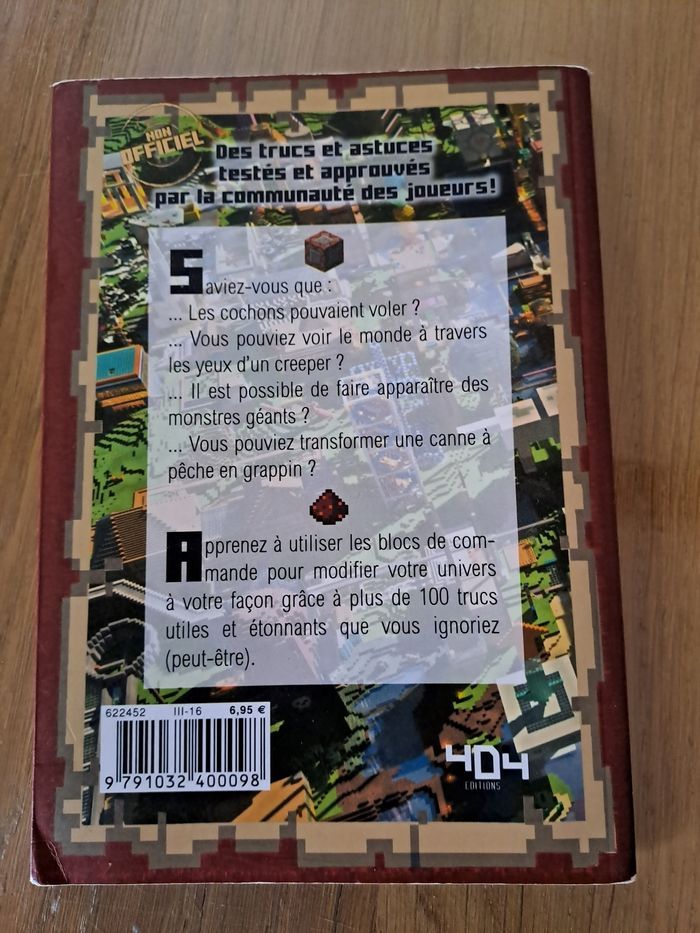 Livre " 100 trucs utiles et étonnants à savoir sur manecraft - photo numéro 3