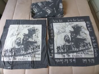 Parure de couette 200 x 200 gris foncé lit 2 personnes Mickael Jackson