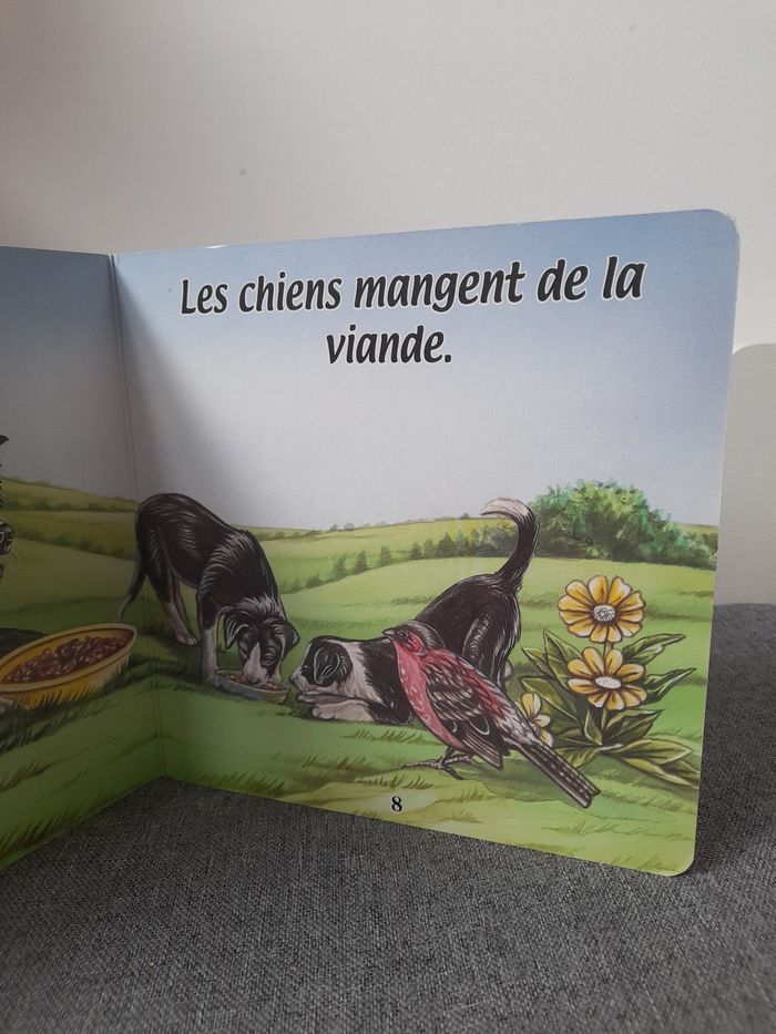 Livre cartonné 2002 : Les animaux de la ferme, La chienne et les chiots - photo numéro 5