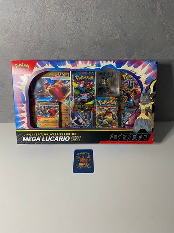 Carte Pokémon Coffret Mega Lucario Ex neuf scellé