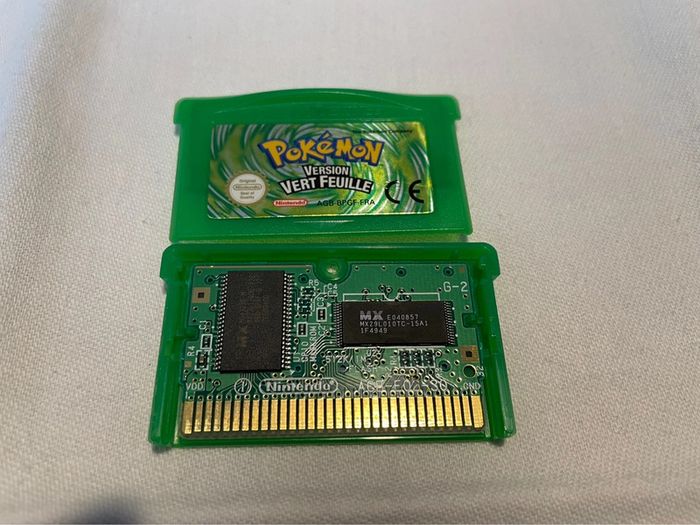 Jeu gameboy advance Pokémon Version Vert Feuille - photo numéro 4