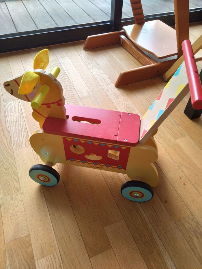 Porteur lama en bois Janod - photo numéro 6