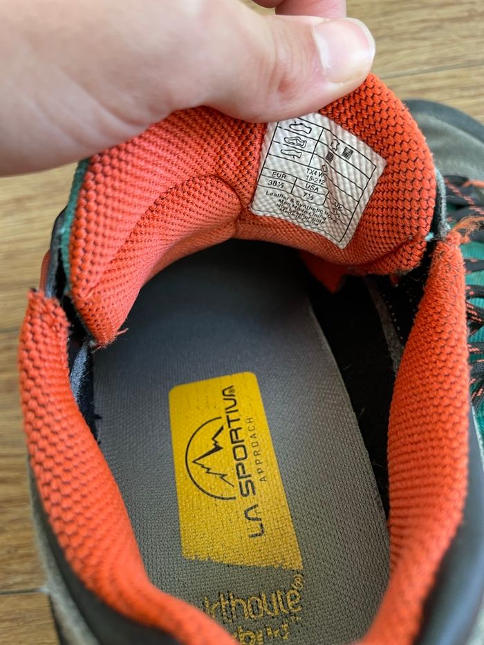Chaussures  La Sportiva Tx4 gris/menthe 38,5 - photo numéro 4