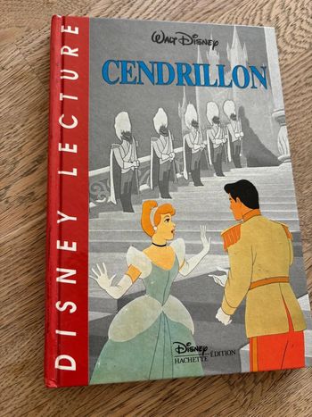 livre Disney lecture cendrillon