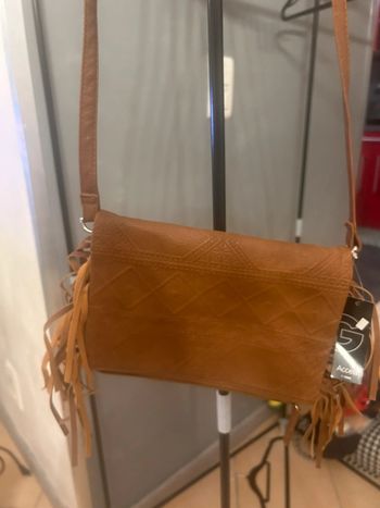 Sac pochette Gémo marron