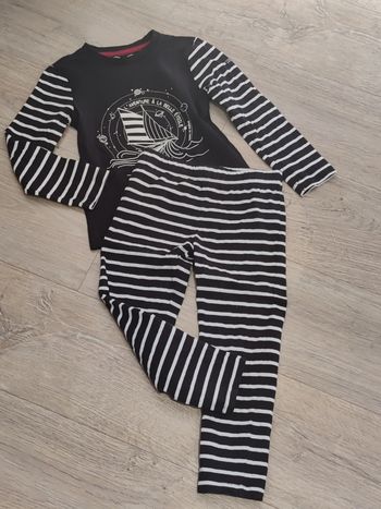 Pyjama coton marinière Terre de Marins Taille 5 ans