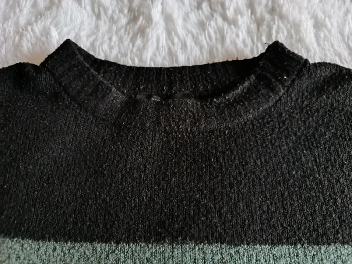 Pull long rayé à manches raglants T. XL - 46 / 48 Esmara - photo numéro 3