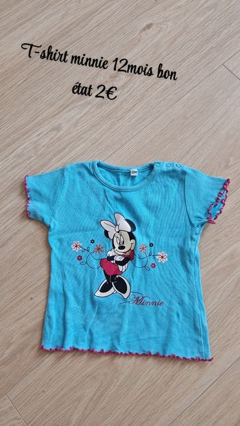 T-shirt Minnie 12mois 