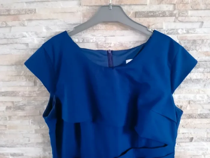 Robe de soirée bleu électric taille 40 - photo numéro 6