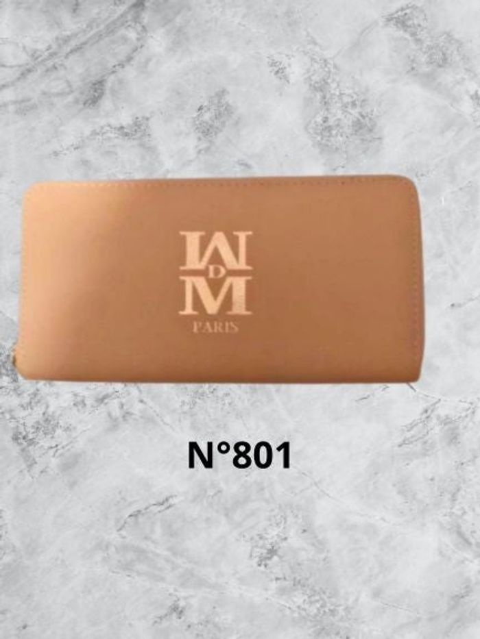 N°801 Porte monnaie beige/multicolore.MD Paris. Neuf.