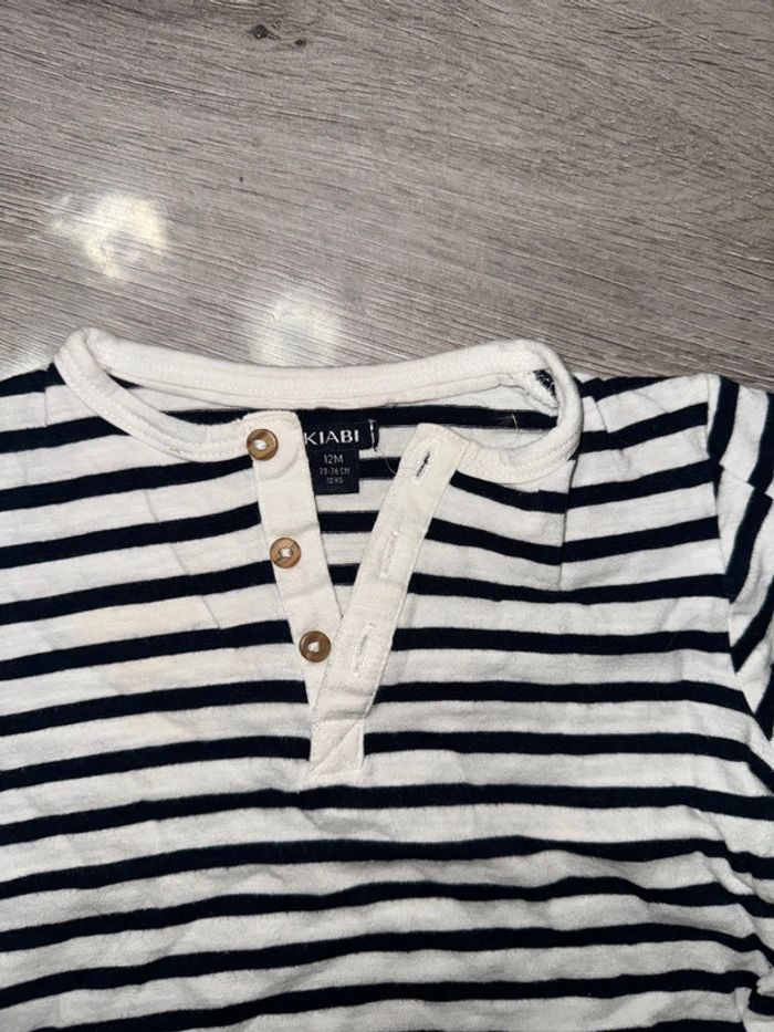 TEE shirt manches longues 12 mois Kiabi - photo numéro 3