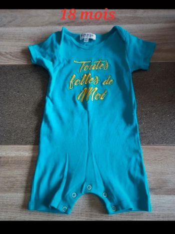 Combi short 18 mois