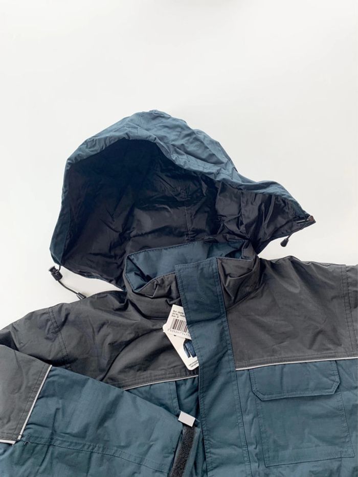 Manteau Parka Ripstop- marine et noire - Coverguard | 5RIPB. Avec capuche rétractable - photo numéro 5