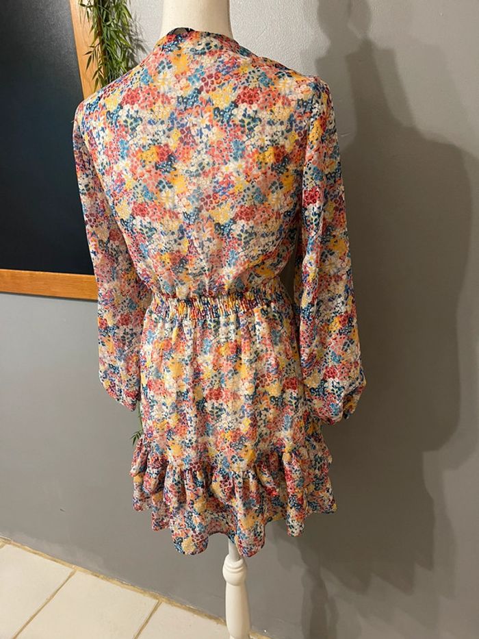 Robe fleurie Zara 36 - photo numéro 3