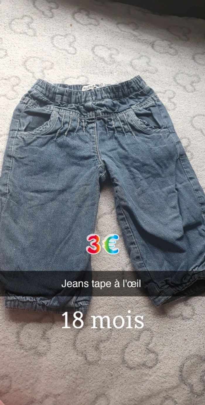 Jeans tape à l'œil