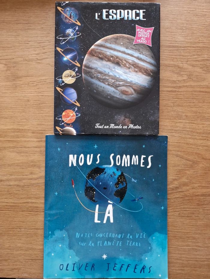 Lot livres sur l'espace