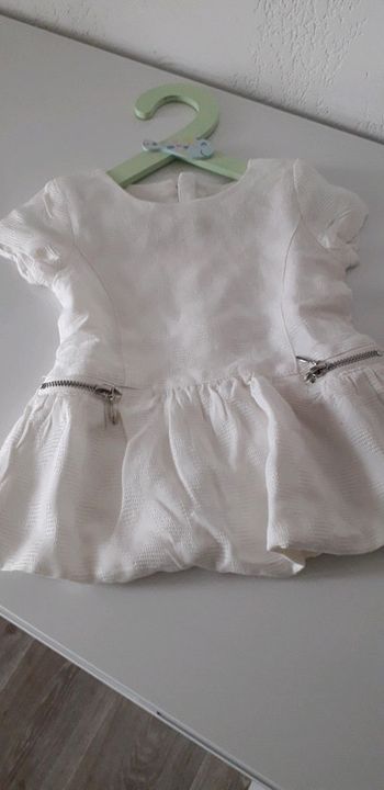 Robe blanche 3 mois