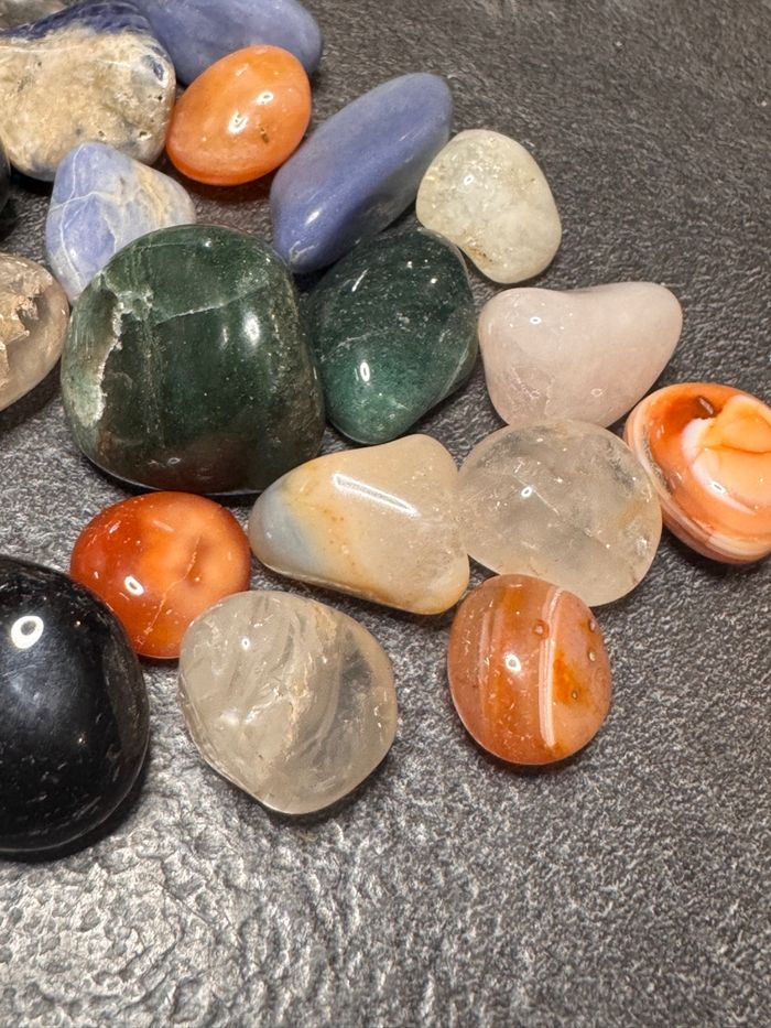 Lot de 180 g de Pierres Naturelles Polies – Collection de pierres variées – Idéales pour décoration et création - photo numéro 6