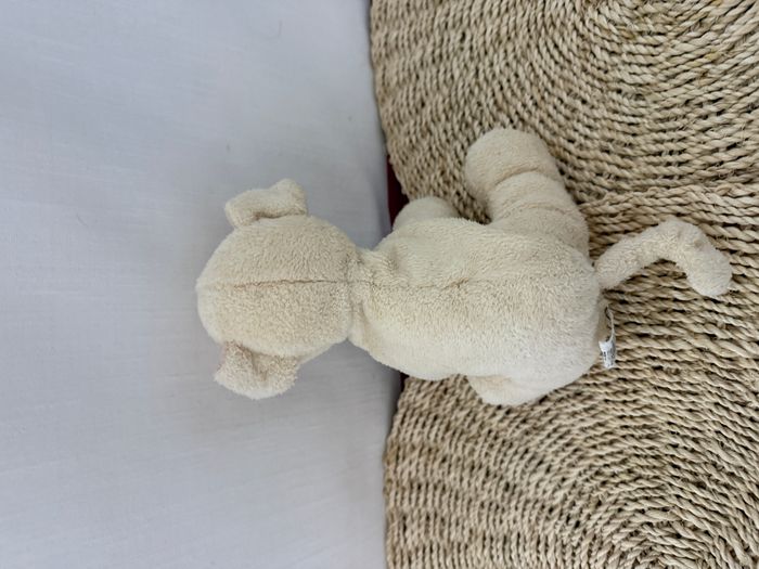 Peluche cochon beige micro billes 18 cm (CEMO) - photo numéro 2