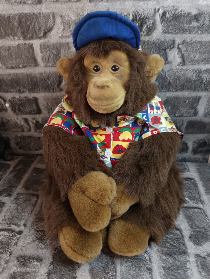 Peluche Vintage Singe parlant Nounours