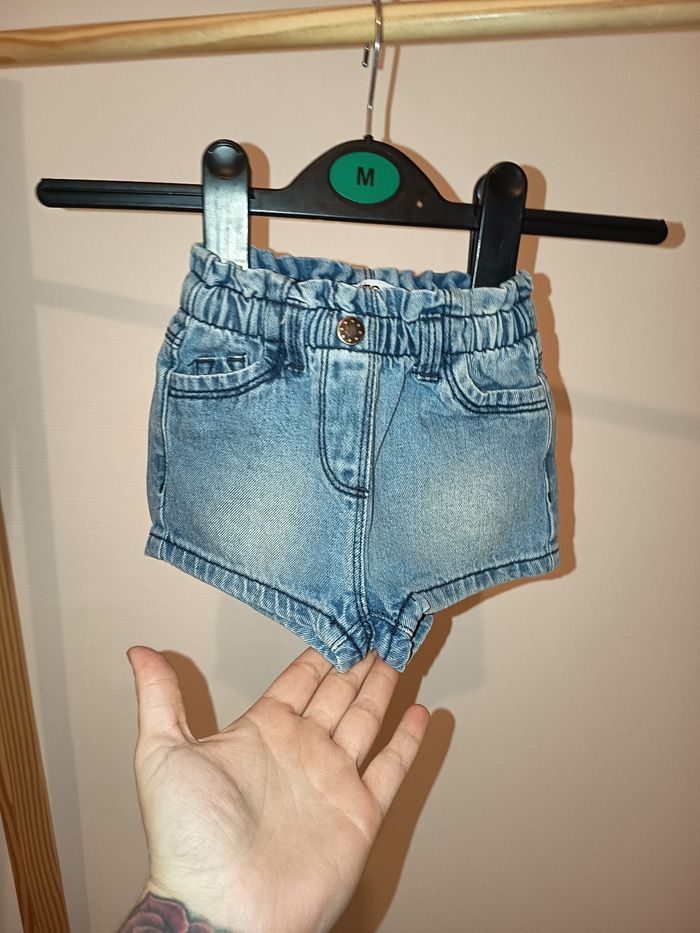 Short en jeans