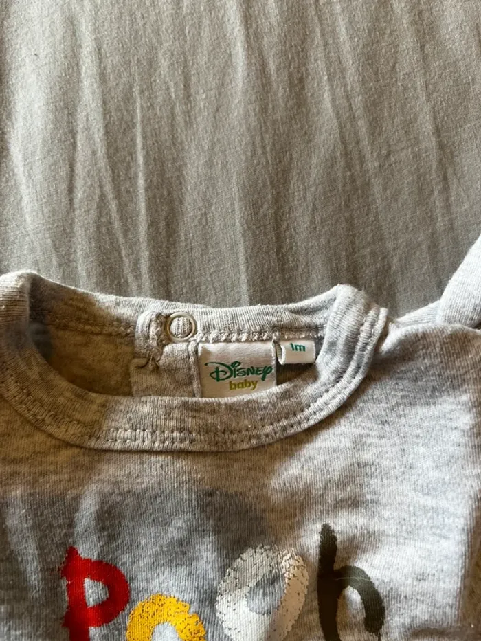 🐻 Pyjama bébé gris – Winnie l’Ourson - photo numéro 3