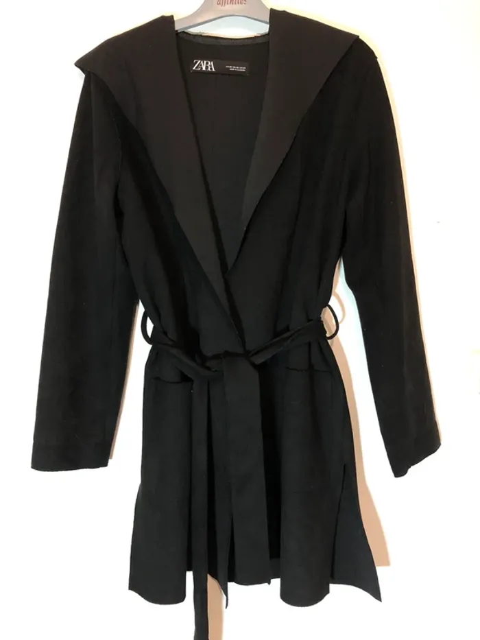 Manteau  noir Zara