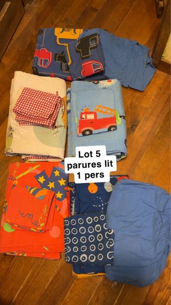 Lot parures lit
