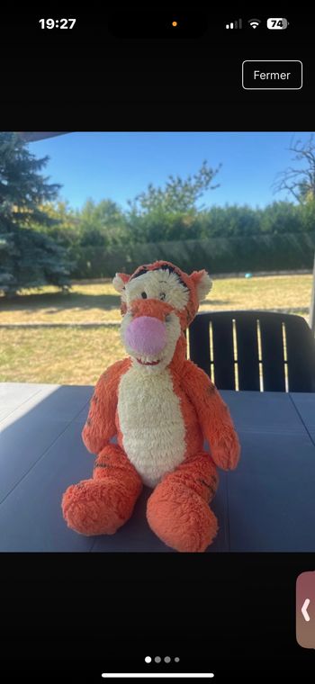 peluche tigrou et porcinet