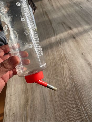 Bouteille large à boire anti poussière pour rongeurs