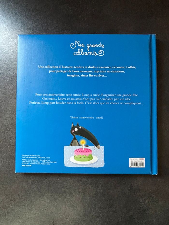 Livre Le loup qui fêtait son anniversaire Auzou - photo numéro 2